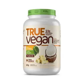 WHEY VEGAN TRUE SOURCE CHOCO BRANCO C/ COCO 837G