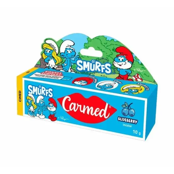 HIDRAT LABIAL CARMED SMURFS INCOLOR BLUEBERRY 10G