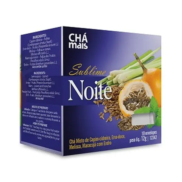 SUBLIME NOITE CHÁ MAIS 10 SACHÊS