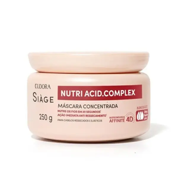 MÁSCARA SIAGE EUDORA NUTRI ACID COMPLEX 250G