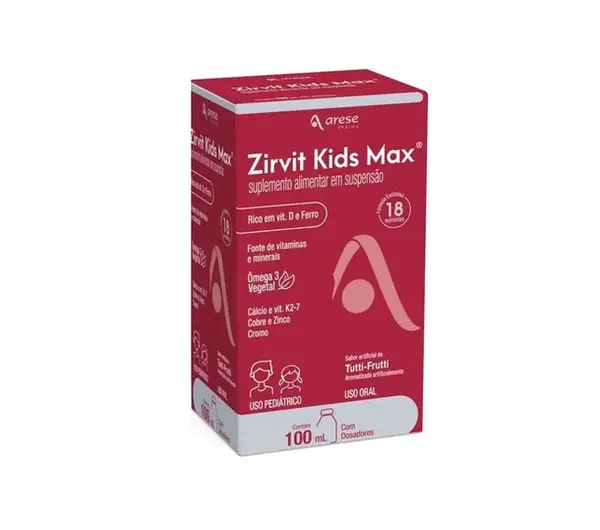 ZIRVIT KIDS MAX TUTTI FRUTTI 100ML