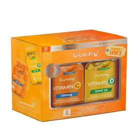 KIT GUMMY VIT C+VIT D ABACAXI/TANG