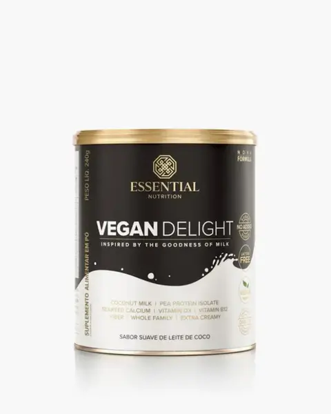 VEGAN DELIGHT ESSENTIAL LEITE DE COCO 240G