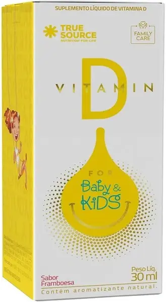 VITAMIN D KIDS TRUE SOURCE FRAMBOESA 30ML