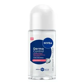 DESODORANTE NIVEA ROLLON DERMA CONTROL UNIFORMIZA FEMININO 50ML