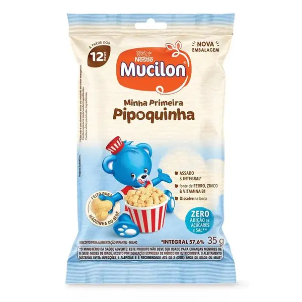 MUCILON SNACK PIPOQUINHA 35G