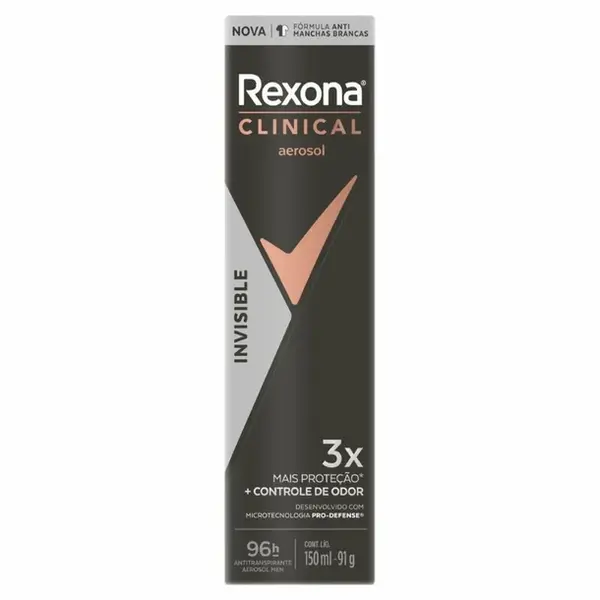 DES REXONA CLINICAL AEROSOL INVISIBLE 150ML