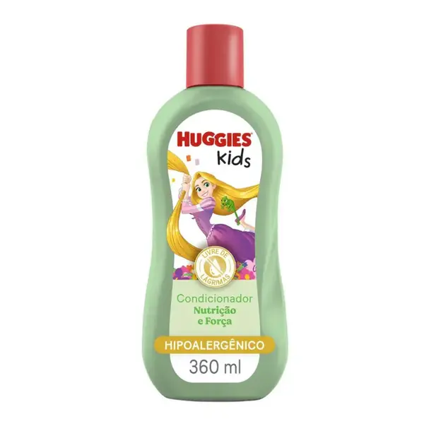 CONDICIONADOR HUGGIES KIDS RAPUNZEL NUTRIÇÃO E FORÇA 360ML