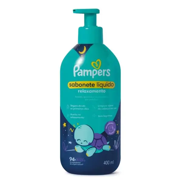 PAMPERS SABONETE LÍQUIDO RELAXAMENTO 400ML