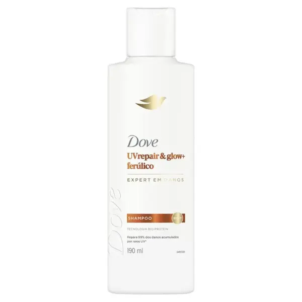 SHAMPOO DOVE UVREPAIR&GLOW FERÚLICO 190ML