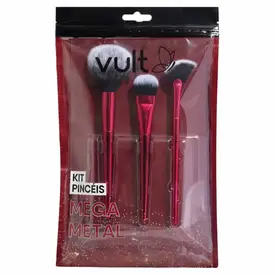 KIT PINCEIS VULT MEGA METAL 3 UNIDADES