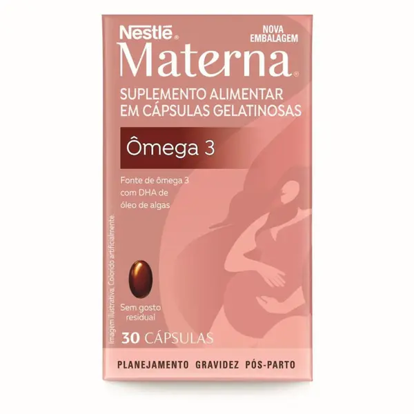 MATERNA ÔMEGA 3 30 CÁPSULAS