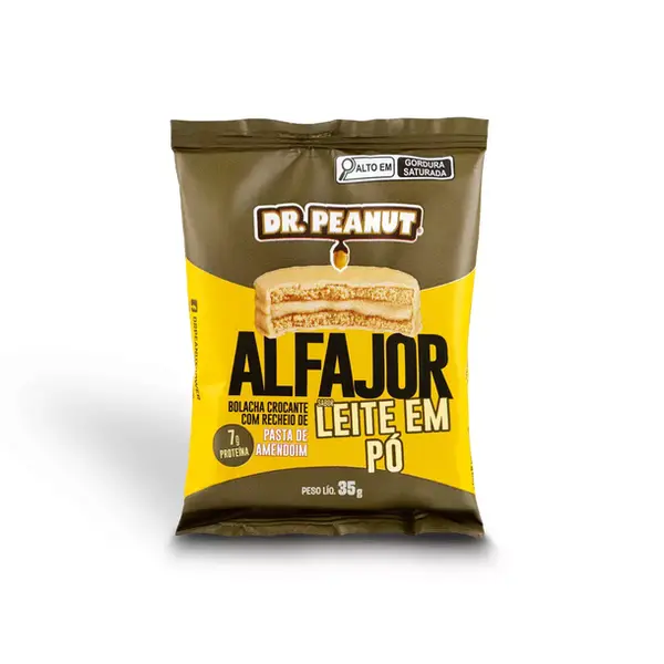 ALFAJOR DOCTOR PEANUT LEITE EM PÓ 35G