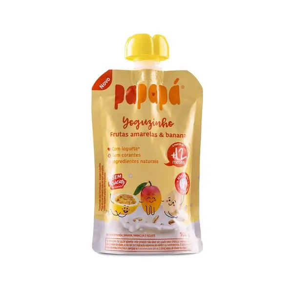 PAPINHA YOUGUZINHO PAPAPÁ FRUTAS AMARELAS & BANANA 100G