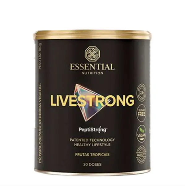 LIVESTRONG ESSENTIAL FRUTAS TROPICAIS 180G