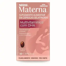 MATERNA MULTIVITAMÍNICO COM DHA 30 CÁPSULAS